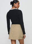 Gonzales Mini Skirt Beige