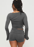 Tucko Long Sleeve Top Grey