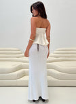 product Belle Knit Maxi Skirt White Petite Princess Polly  Maxi 