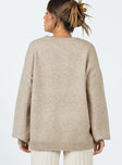 product Ryanna Sweater Beige Princess Polly  Long 