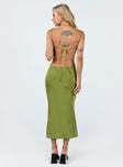 product Princess Polly Asymmetric Neckline  Milpera Maxi Dress Green