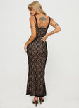 product Princess Polly Crew Neck  Romani Lace Maxi Dress Black