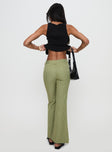 Jinxed Pant Green Stripe