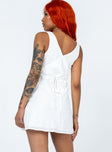 product Princess Polly Asymmetric Neckline  Nellie Mini Dress White