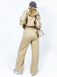 product Princess Polly  Kaiden Straight Leg Track Pant Beige