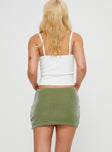 product Beller Low Rise Mini Skirt Green Princess Polly  Mini Skirts 