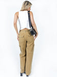 product Princess Polly High Waisted  Dust Dancing Cargo Pant Camel