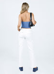 product Princess Polly High Waisted Pants  Mawson Bootleg Cargo Pant Ivory