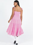 product Princess Polly Scoop Neck  Macer Maxi Dress Pink