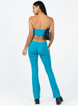 product Princess Polly High Waisted Pants  Motel Zenovia Trouser Tailoring Azure Blue