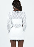 product Sorrento Lace Mini Skirt White Princess Polly  Mini Skirts 