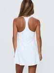 Challengers Active Halter Mini Dress White