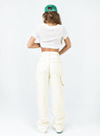 product Princess Polly High Waisted  Copeland Jeans White