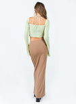 product Robbin Maxi Skirt Beige Princess Polly  Midi Skirts 