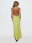 Rhaenyra Halter Maxi Dress Green