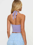 Chilli Halter Top Lilac