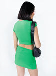 product Bold Move Mini Skirt Bright Green Princess Polly  Mini Skirts 