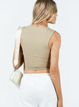 product Princess Polly Sleeveless Square Neck  Zoe Top Beige