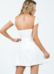 product Princess Polly Sweetheart Neckline  Hennie Mini Dress White