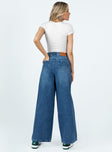 product Princess Polly High Waisted  Rediy Wide Leg Jean Denim