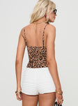 product Princess Polly Sleeveless Square Neck  Jaquelyn Top Leopard