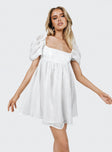 product Princess Polly Square Neck  Alaya Mini Dress White