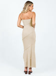 product Princess Polly Asymmetric Neckline  Andros Maxi Dress Beige