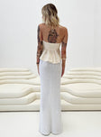 product Belle Knit Maxi Skirt White Tall Princess Polly  Maxi Maxi 