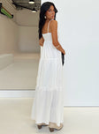 product Princess Polly Asymmetric Neckline  Warrego Maxi Dress White