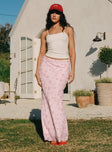 Piazia Maxi Skirt Pink