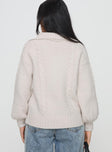 Kerstenm Cable Knit Sweater Beige