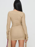 Glory Mini Dress Beige