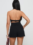 Jayalen Halter Romper Black