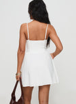 Dewy Mini Dress White