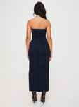 product Princess Polly Square Neck  Marza Denim Strapless Maxi Dress Indigo