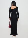 Sedani Long Sleeve Maxi Dress Black