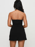 Role Model Strapless Playsuit Black