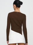 Renewal Long Sleeve Top Brown