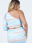 back view of model wearing Princess Polly Jayleen Top Multi 