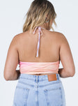 back view of model wearing Princess Polly Alivia Top Multi 