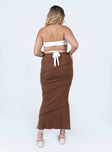 product Oscar Maxi Skirt Brown Princess Polly  Maxi 