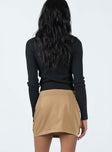 product Immersed Mini Skirt Tan Princess Polly  Mini Skirts 