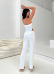 product Princess Polly High Waisted Pants High Waisted Pants  Laurenita Pants White