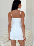 product Princess Polly Square Neck  Treesa Mini Dress White