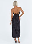 product Princess Polly Square Neck  Bellwood Strapless Maxi Dress Black