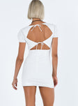 product Princess Polly V-Neck  Kacey Mini Dress White