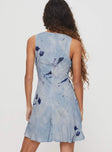 Vivre Mini Dress Blue Floral