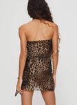 Donelli Mini Dress Leopard