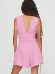 Amaleah Playsuit Pink