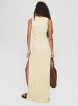 Royal Arcade Knit Maxi Dress Cream